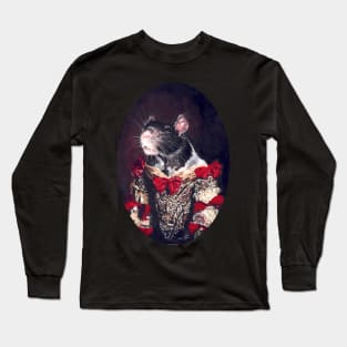 the "snuggled up" Lady Quietsch Long Sleeve T-Shirt